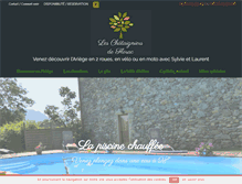 Tablet Screenshot of les-chataigniers-de-florac.com